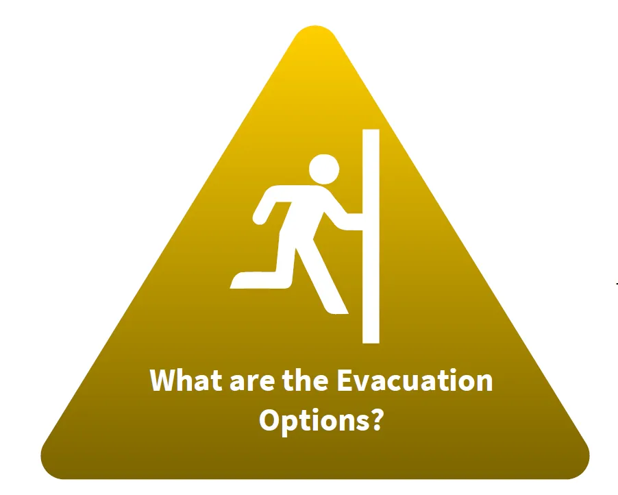 evacuation icon