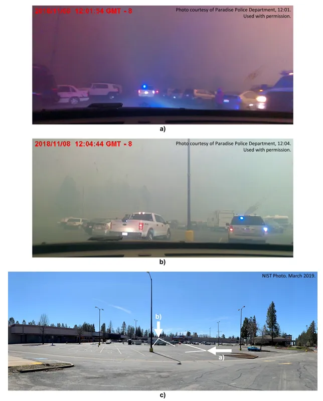 Safe evacuation after shelter in TRA